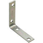 National Catalog V115 2-1/2 In. x 5/8 In. Zinc Steel Corner Brace (4-Count) Image 1